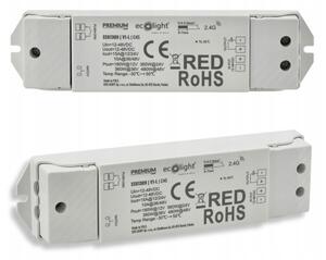 Stmievač LED pásikov rf mono 12v 24v 15a wave controller