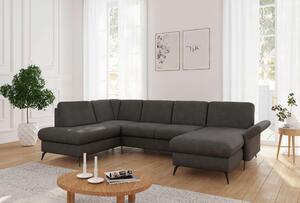 SEDACIA SÚPRAVA, textil, grafitová Sit & More - Sedačky, Online Only