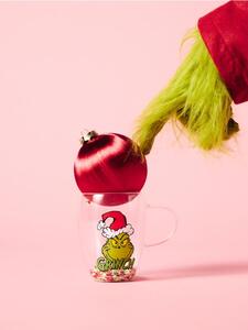 Sinsay - Vianočný hrnček s dvojitým dnom a farebným konfeti Grinch - viacfarebná