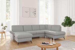 SEDACIA SÚPRAVA, textil, svetlosivá Sit & More - Sedačky, Online Only