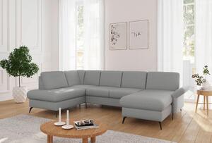 SEDACIA SÚPRAVA, textil, svetlosivá Sit & More - Sedačky, Online Only
