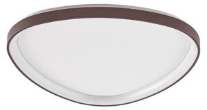 Stropné Lampa Lucande, Asken, stmievateľné, Hnedá / Hrdzavá, Obývacia izba, Hliník, Moderný