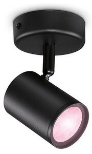 WiZ 8719514551930 LED stropné bodové svietidlo Imageo 1x5w | GU10 | 350lm | 2200-6500K | RGB - stmievateľné, čierna
