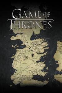 Umelecká tlač Game of Thrones - Westeros map