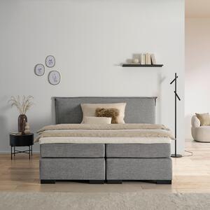 BOXSPRINGOVÁ POSTEĽ, 180/200 cm, antracitová, sivá, béžová, écru MID.YOU - Online Only zostavy, Online Only