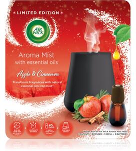 Air Wick Magic Winter Apple & Cinnamon aróma difuzér s náplňou + batérie White Difuser 20 ml