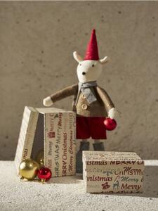 Sinsay - Vianočné darčekové krabice s potlačou „Merry Christmas“ 2 pack - viacfarebná