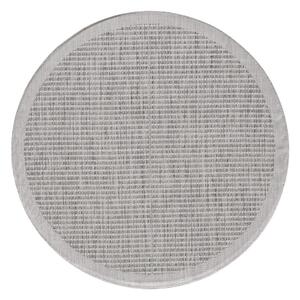 Sivý okrúhly vonkajší koberec ø 120 cm Giza – Ayyildiz Carpets