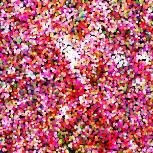 Metráž Softshell zimný digital Confetti - Ružová cyklamenová