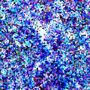 Metráž Softshell zimný digital Confetti - Modrá kráľovská