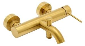 Vaňová batéria SAT Aurum bez sprchového setu 150 mm brúsená zlatá SATBAUR222BG