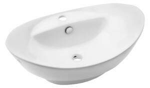 Invena Esla, keramické umývadlo 59x39x22 cm, biela, INV-CE-35-001-C
