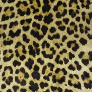 Metráž Zamat Velvet digital - Leopard žltá