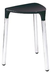 Sapho Gedy Yannis - Kúpeľňová stolička, 370x435x323 mm, čierna 217214