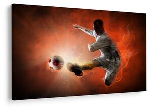Obraz - Futbalista (90x60 cm)