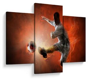 Obraz - Futbalista (90x60 cm)