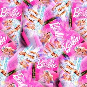 Metráž Teplákovina digital - Barbie ružová