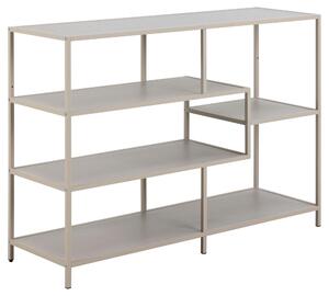REGÁL, sivá, oceľ, 114/78/35 cm MID.YOU - Online Only drobný nábytok, Online Only
