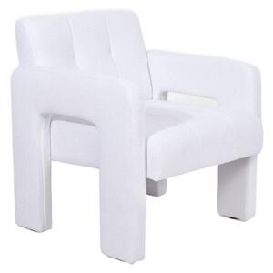 Kreslo PELLE biele 737763