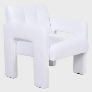 Kreslo PELLE biele 737763