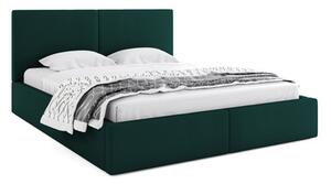Čalúnená posteľ HILTON 140x200 cm Zelená