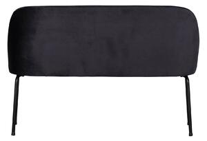 Čierna Zamatová lavica Vougue 82,5 × 120 × 59 cm BEPUREHOME