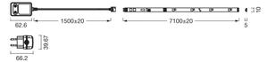 Osram - LED RGBW Stmievateľný pásik FLEX 7m LED/18W/230V + diaľkové ovládanie
