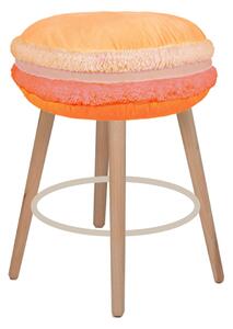 TABURETKA, drevo, kov, plast, textil, papier, 29/42 cm Ambia Home - Kreslá