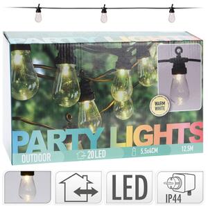 ProGarden Súprava LED párty osvetlenia 20 lámp 4,5 V