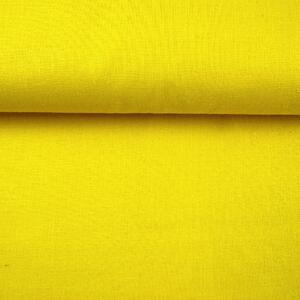 Metráž Bavlna jednofarebná - Žltá jasná