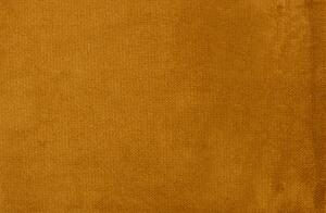 Žltá Zamatová rohová pohovka Rodeo Corner – ľavý roh 85 × 266 × 86, 213 cm BEPUREHOME