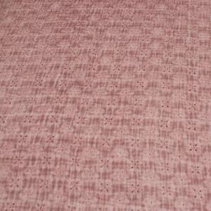 Metráž Mušelín Madeira Batika - Ružová staroružová