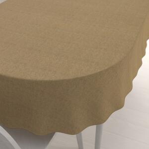 Biante Dekoračný oválny obrus PML-121 Zlatohnedá režná 50x100 cm