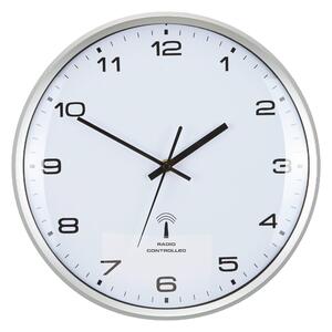 RÁDIOM RIADENÉ HODINY, biela, 33 cm Ambia Home - Hodiny