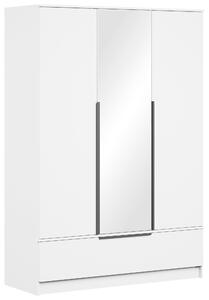 ŠATNÍKOVÁ SKRIŇA, biela, 134,5/192,9/51 cm P & B - Skrine, Online Only