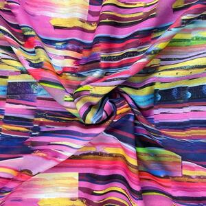 Metráž Bavlna popelín - Multicolour strips