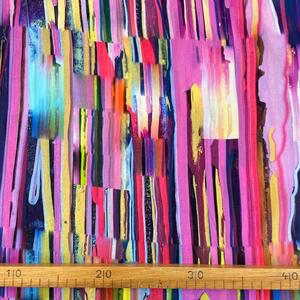 Metráž Bavlna popelín - Multicolour strips