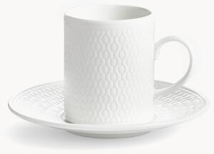 Šálka na espresso's podšálkou z jemného kostného porcelánu Gio