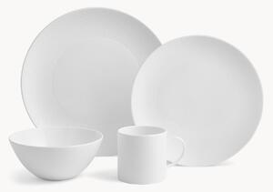 Raňajková súprava z jemného kostného porcelánu Gio, 4 osoby, 16 ks