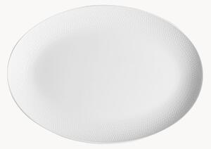 Oválny podnos z jemného kostného porcelánu Gio