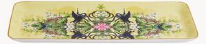 Obdĺžnikový podnos z jemného kostného porcelánu Wonderlust Waterlily