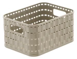 KOŠÍK DO REGÁLU, béžová Rotho - Úložné boxy & dekoračné boxy