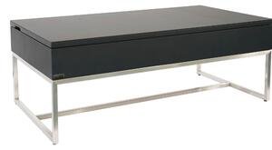 KONFERENČNÝ STOLÍK, antracitová, čierna, farba ušľachtilej ocele, kov, keramika, kompozitné drevo, 110/59/40 cm Dieter Knoll - Stolíky do obývačky