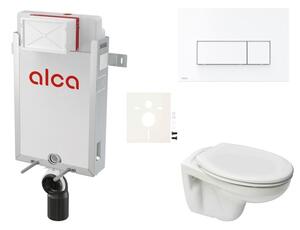 Cenovo zvýhodnený závesný WC set Alca na zamurovanie + WC Ceramia S-Line Pro SIKOAP7