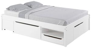 POSTEĽ S ÚLOŽNÝM PRIESTOROM, 140/200 cm, biela MID.YOU - Online Only detský nábytok, Online Only
