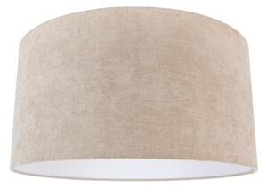 Látkové tienidlo na lampu svetlohnedé okrúhle 50/50/25