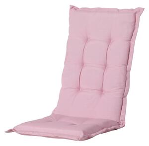Madison Podložka na stoličku Panama, vysoké operadlo 123x50 cm, ružová