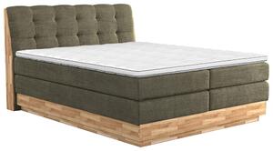 BOXSPRINGOVÁ POSTEĽ, 160/200 cm, zelená - Online Only spálne, Online Only