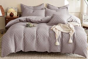 Fashion Home Obliečky Cecíla sivé 220x200 Bavlna 6-dielna súprava