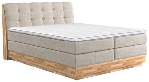 BOXSPRINGOVÁ POSTEĽ, 160/200 cm, krémová - Online Only spálne, Online Only